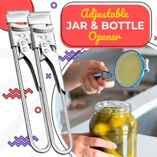 Adjustable Multi-Function Bottle Cap Opener Stainless Steel Lids Off Jar Opener Labor-Saving Screw Can Opener For Kitchen Tools Adjustable Multi-Function Bottle Cap Opener Stainless Steel Lids Off Jar Opener Labor-Saving Screw Can Opener For Kitchen Tools