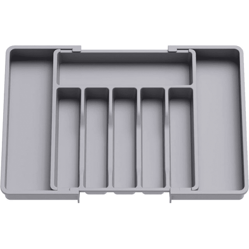 Lifewit Silverware Drawer Organizer, Expandable Utensil Tray for Kitchen, Adjustable Flatware Grey Lifewit Silverware Drawer Organizer, Expandable Utensil Tray for Kitchen, Adjustable Flatware Grey