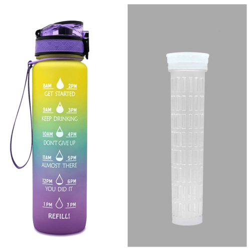 1L Tritan Water Bottle With Time Marker Bounce Cover Motivational Water Bottle Cycling Leakproof Cup For Sports Fitness Bottles 1L Tritan Water Bottle With Time Marker Bounce Cover Motivational Water Bottle Cycling Leakproof Cup For Sports Fitness Bottles